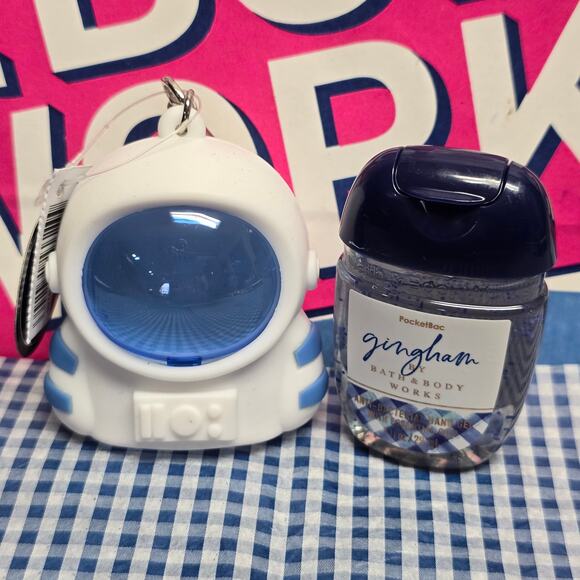 BBW Noise Making / Visor Moves Astronaut Pocketbac Holder & Gingham Refill - Picture 1 of 3